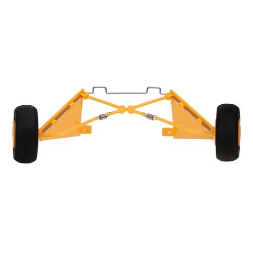 Qsvbeeqj 4pcs Leichte Gewicht Fernbedienung Flugzeuge Fahrrad Ersatzteile Ersatzteile Gleiter Radzubehör Remote Flugzeug Kunststoff Legierungskomponenten von Qsvbeeqj