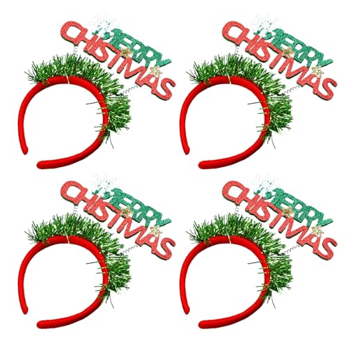 Qsvbeeqj 4pcs Weihnachtsbriefe Haarbänder Elegante Festivalbriefe Kopfwears Für Weihnachtspartys Frauen Haare Reifen Charme Qsvbeeqj 4pcs Weihnachtsbriefe Haarbänder Elegante Festivalbriefe Kopfwears Für Weihnachtspartys Frauen Haare Reifen Charme von Qsvbeeqj