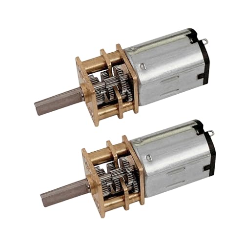 Qsvbeeqj 6 V/12 V 100 U/min Motor Langsamer Geschwindigkeit Mit Roboter Zahnrädern Für Fernsteuerung Spielzeugteile Zahnradautomatikkomponente von Qsvbeeqj
