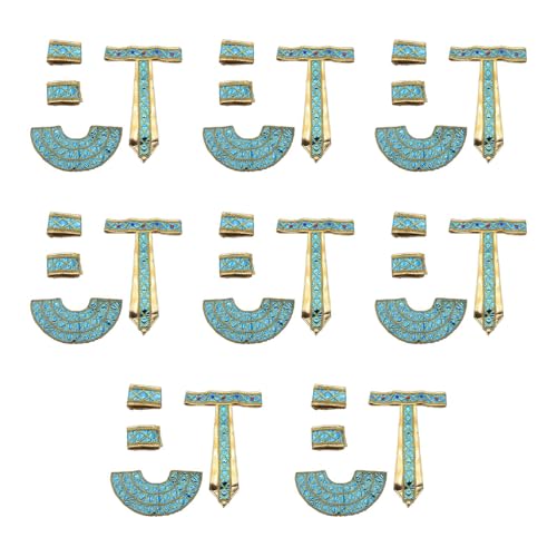 Qsvbeeqj Ägyptisches Halloween-Kostüm-Zubehör, Pharao, Kopfschmuck, Halsband, Armbänder, Dekoration zum Anziehen, Tuts, Hut, Zubehör, Pharao, Kopfschmuck Qsvbeeqj Ägyptisches Halloween-Kostüm-Zubehör, Pharao, Kopfschmuck, Halsband, Armbänder, Dekoration zum Anziehen, Tuts, Hut, Zubehör, Pharao, Kopfschmuck von Qsvbeeqj