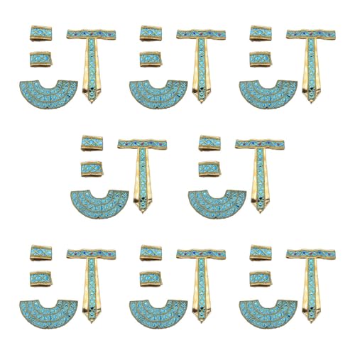 Qsvbeeqj Ägyptisches Kostümzubehör-Set, Pharao, Kopfbedeckung, Halsband, Armbänder für Halloween, Rollenspiele, Cosplay, König, Tuts, Hut, Zubehör, Pharao, Kopfbedeckung Qsvbeeqj Ägyptisches Kostümzubehör-Set, Pharao, Kopfbedeckung, Halsband, Armbänder für Halloween, Rollenspiele, Cosplay, König, Tuts, Hut, Zubehör, Pharao, Kopfbedeckung von Qsvbeeqj