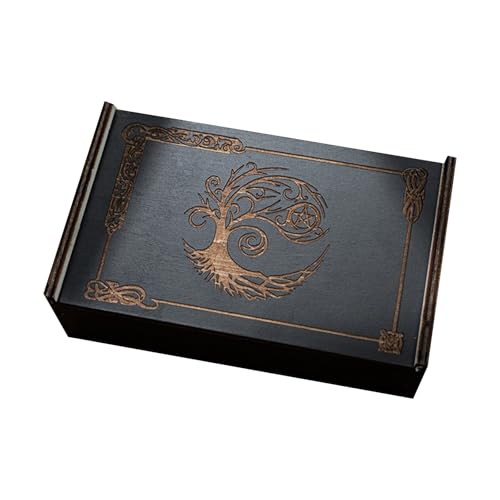 Qsvbeeqj Astrologys Wahrsagung Aufbewahrung Hülle Push Pull Card Container Holz Tarot Kartenlagerung Tragbarer Tarotkarten Box Qsvbeeqj Astrologys Wahrsagung Aufbewahrung Hülle Push Pull Card Container Holz Tarot Kartenlagerung Tragbarer Tarotkarten Box von Qsvbeeqj