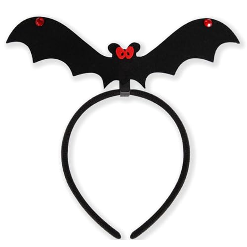 Qsvbeeqj Auffälliges Fledermaus-Stirnband mit lustigen Augen, Halloween-Kostüm, Ergänzung, Cosplay, Accessoire, Kopfschmuck, Dekoration für Kinder Qsvbeeqj Auffälliges Fledermaus-Stirnband mit lustigen Augen, Halloween-Kostüm, Ergänzung, Cosplay, Accessoire, Kopfschmuck, Dekoration für Kinder von Qsvbeeqj