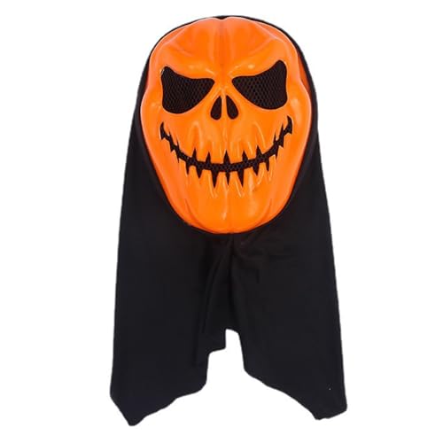 Qsvbeeqj Aufführungen Kostüme Vollgesicht Halloween Karneval Festival Maskerade Party Gruseliger Totenkopf Halloween Schädel Vollgesichtsmaskerade Party Gruselkopf Skelett Kopfbedeckung von Qsvbeeqj