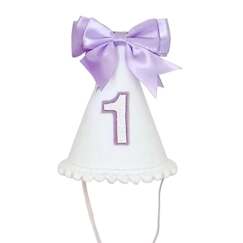 Qsvbeeqj Baby Geburtstag Hut aus weichem Stoff für Party und Fotoshootings Alter 1 Jahr Kinder Cosplay Kopfschmuck Zubehör Foto Hut Baby Geburtstag von Qsvbeeqj