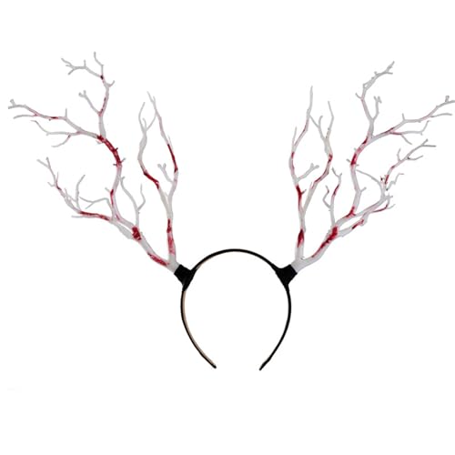 Qsvbeeqj Blutiger Zweig-Haarreifen, Cosplay-Kostüm, Haarstyling für Live-Show, Stirnbänder, Karneval, dunkle Diademe Qsvbeeqj Blutiger Zweig-Haarreifen, Cosplay-Kostüm, Haarstyling für Live-Show, Stirnbänder, Karneval, dunkle Diademe von Qsvbeeqj