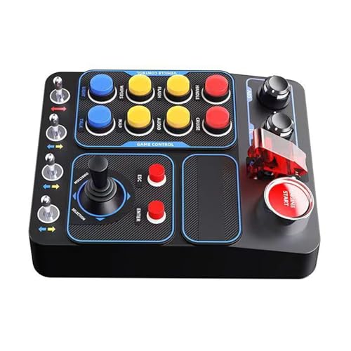 Qsvbeeqj CB1 Central Controller Europe Truck Race Emulator Für Rennspiel Mit 30 Programmierbarer Schlüssel Und Tragbarem Design Schwarzer Europa LKW Emulator von Qsvbeeqj