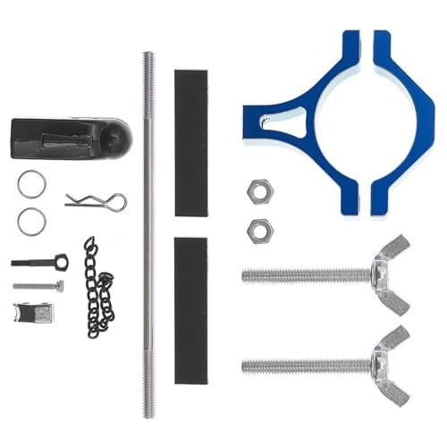 Qsvbeeqj Camping Trailer Tow Hook Linker Für Modellcrawler Campinganhänger Multifunktionales Aluminiumlegierung Design Fernbedienungsauto Teil von Qsvbeeqj