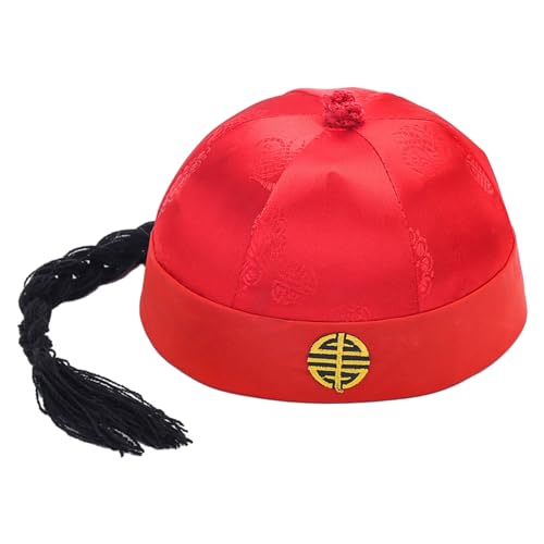 Qsvbeeqj Chinesischer Hut zum Anziehen und Fotografieren, Requisiten für Rollenspiele und Feudal-Kaiser, Kaiserhut, Cosplay von Qsvbeeqj