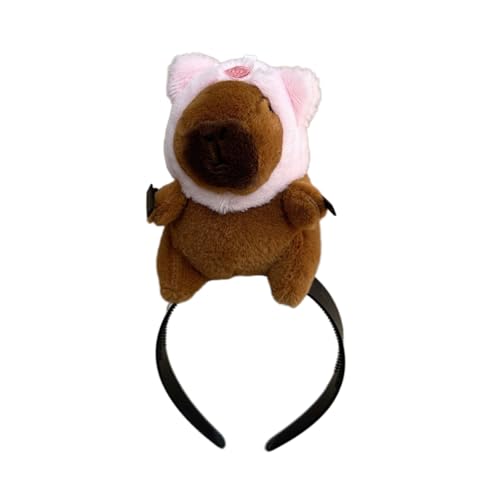 Qsvbeeqj Cool Bangs Clip Lustige Capybaras Haarband Cartoon Kopfbedeckung für Kinder Stage Schule Spiele und Theateraufführungen Haarband mit Haarspange Qsvbeeqj Cool Bangs Clip Lustige Capybaras Haarband Cartoon Kopfbedeckung für Kinder Stage Schule Spiele und Theateraufführungen Haarband mit Haarspange von Qsvbeeqj