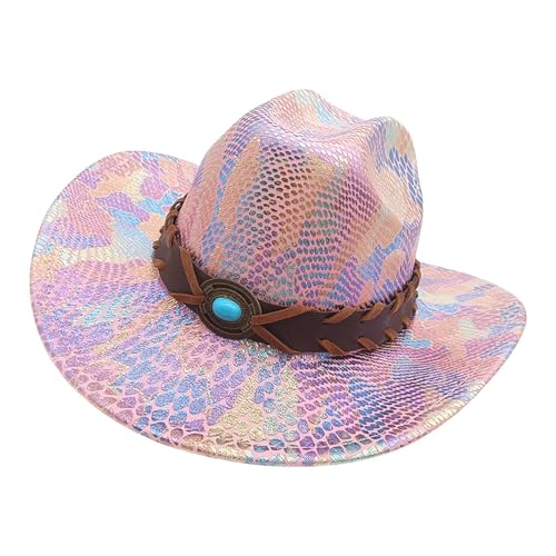Qsvbeeqj Cosplay Kostüm Hut mit großer Krempe Türkis PU Leder Gürtel Hut Tanzen Party Caps Festival Kopfbedeckung Foto Zubehör Qsvbeeqj Cosplay Kostüm Hut mit großer Krempe Türkis PU Leder Gürtel Hut Tanzen Party Caps Festival Kopfbedeckung Foto Zubehör von Qsvbeeqj
