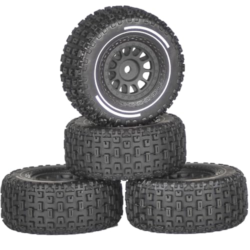 Qsvbeeqj EIN Satz Von Radreifen Gummi Fernbedienungsauto Für Fernbedienungsteile Für Fernbedienung Crawler Schlammgelände Tyres Schlammgelände Fernbedienungsreifen von Qsvbeeqj