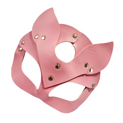 Qsvbeeqj Elegante Katzenmomen Kostümmaske Premium PU Leder Atmungsaktives Design Für Maskerades Partys Rollenspiele Premium PU Leder Party Maske Für Frauen Qsvbeeqj Elegante Katzenmomen Kostümmaske Premium PU Leder Atmungsaktives Design Für Maskerades Partys Rollenspiele Premium PU Leder Party Maske Für Frauen von Qsvbeeqj