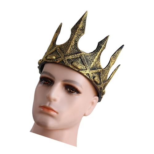 Qsvbeeqj Elegantes Königskronen-Stirnband mit verstellbarem Gürtel für Geschichtsliebhaber und einzigartige Stile, Halloween-Themenparty-Requisiten Qsvbeeqj Elegantes Königskronen-Stirnband mit verstellbarem Gürtel für Geschichtsliebhaber und einzigartige Stile, Halloween-Themenparty-Requisiten von Qsvbeeqj
