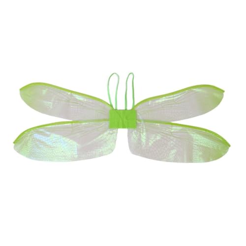 Qsvbeeqj Feenflügel Mädchen Feen Flügel Verkleidung Outfit für Kinder Geburtstag Cosplay Halloween Weihnachten Karneval Maskeraden von Qsvbeeqj