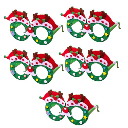 Qsvbeeqj Festliche Partybrillenrahmen Set 5 neuartige Cartoon-Brillenrahmen Set für Kinder und Erwachsene NEU Kostümbrille Qsvbeeqj Festliche Partybrillenrahmen Set 5 neuartige Cartoon-Brillenrahmen Set für Kinder und Erwachsene NEU Kostümbrille von Qsvbeeqj