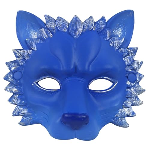 Qsvbeeqj Gesichts-Neuheit, dunkles halbes Kleid für Musikfestival, Halloween, Tierkostüm Qsvbeeqj Gesichts-Neuheit, dunkles halbes Kleid für Musikfestival, Halloween, Tierkostüm von Qsvbeeqj