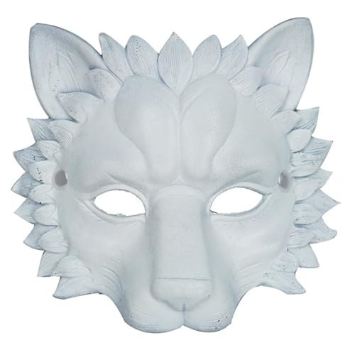Qsvbeeqj Gesichts-Neuheit, dunkles halbes Kleid für Musikfestival, Halloween, Tierkostüm Qsvbeeqj Gesichts-Neuheit, dunkles halbes Kleid für Musikfestival, Halloween, Tierkostüm von Qsvbeeqj