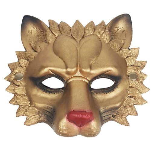 Qsvbeeqj Gesichts-Neuheit, dunkles halbes Kleid für Musikfestival, Halloween, Tierkostüm Qsvbeeqj Gesichts-Neuheit, dunkles halbes Kleid für Musikfestival, Halloween, Tierkostüm von Qsvbeeqj