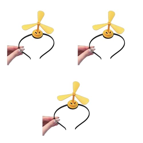 Qsvbeeqj Haarreif für Erwachsene, Teenager, bunt, Stereo-Propeller-Form, für Damen, Spa, Make-up, Fotografieren, Karneval, Party, Kopfschmuck, Windräder, Stirnbänder von Qsvbeeqj