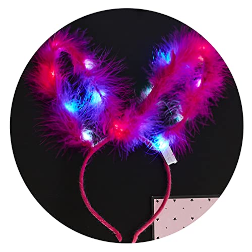 Qsvbeeqj Haarreifen mit Hasenmuster, Kopfschmuck für Partys, Liebhaber und Kinder Qsvbeeqj Haarreifen mit Hasenmuster, Kopfschmuck für Partys, Liebhaber und Kinder von Qsvbeeqj