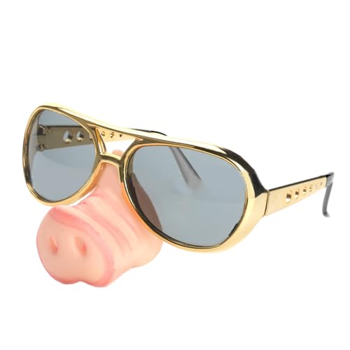 Qsvbeeqj Halloween-Brille Mit Lustiger Nase Große Nase Brille Cosplay Halloween Kostüm Foto Requisiten Lustige Party von Qsvbeeqj