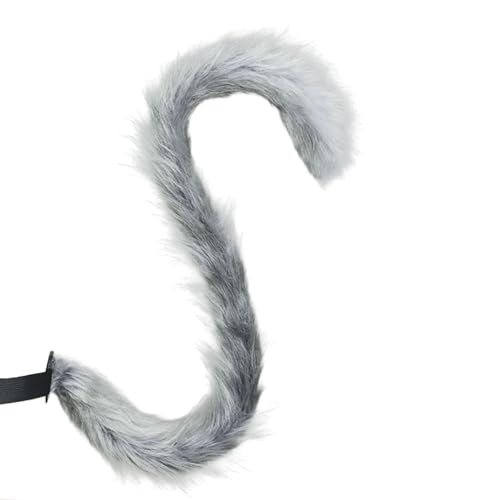 Qsvbeeqj Halloween-Cosplay-Zubehör, pelziger Schwanz-Stirnband für Damen, Katzenkostüm, Maskerade, Weihnachten, Halloween, Rollenspiele, Plüsch-Stirnband für Cosplay Qsvbeeqj Halloween-Cosplay-Zubehör, pelziger Schwanz-Stirnband für Damen, Katzenkostüm, Maskerade, Weihnachten, Halloween, Rollenspiele, Plüsch-Stirnband für Cosplay von Qsvbeeqj