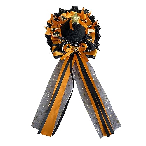 Qsvbeeqj Halloween-Halsreif, Haarspange, Kürbis, Bowler, Hut, Stern, Fledermausflügel für Bühnenshows, Cosplay, Kopfschmuck für Teenager, Kinder, Halloween-Haarspange Qsvbeeqj Halloween-Halsreif, Haarspange, Kürbis, Bowler, Hut, Stern, Fledermausflügel für Bühnenshows, Cosplay, Kopfschmuck für Teenager, Kinder, Halloween-Haarspange von Qsvbeeqj
