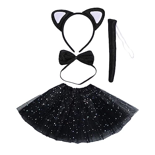 Qsvbeeqj Halloween Tier Ohren Haarreifen und Schwanz Set Cosplay Party Kostüm Verkleiden Party Zubehör Cosplay Kopfband Qsvbeeqj Halloween Tier Ohren Haarreifen und Schwanz Set Cosplay Party Kostüm Verkleiden Party Zubehör Cosplay Kopfband von Qsvbeeqj