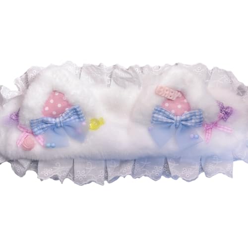 Qsvbeeqj Handgefertigtes pelziges Ohr-Stirnband, Plüsch-Haarband, Rollenspiel, Anime-Kostüm, Kopfschmuck, weiblich, Cosplay, Verkleidung, Kopfbedeckung, Zubehör Qsvbeeqj Handgefertigtes pelziges Ohr-Stirnband, Plüsch-Haarband, Rollenspiel, Anime-Kostüm, Kopfschmuck, weiblich, Cosplay, Verkleidung, Kopfbedeckung, Zubehör von Qsvbeeqj
