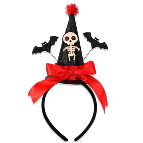 Qsvbeeqj Hexe Halloween Kopfbedeckung Stirnband Foto Requisiten Party Cosplay Kostüme Tanzen Party Skelett Stirnband Halloween Qsvbeeqj Hexe Halloween Kopfbedeckung Stirnband Foto Requisiten Party Cosplay Kostüme Tanzen Party Skelett Stirnband Halloween von Qsvbeeqj