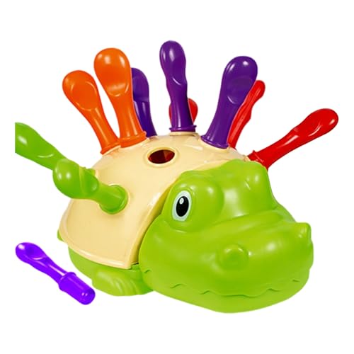 Qsvbeeqj Kreatives Dinosaurier Puzzlegebäude Set Für Kleinkind Interaktive STEM Lernen Feinmotorische Fähigkeiten Sicheres Sensorische Aktivität Spielzeug Dinosaurier Steckspielzeug Für Kinder von Qsvbeeqj