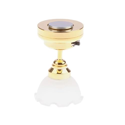 Qsvbeeqj Kronleuchter Modell Schlafzimmer Deckenleuchte Miniaturlampe Modellzubehör Rollenspiel Möbel Beleuchtung Spielzeugpuppe Haus von Qsvbeeqj