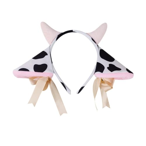 Qsvbeeqj Kuh-Kostüm-Set, Plüschschwanz, Fliege, Kuhhaarreifen-Set, Netzrock, Kuhohren, Stirnband für Halloween, Kostüm, Cosplay Qsvbeeqj Kuh-Kostüm-Set, Plüschschwanz, Fliege, Kuhhaarreifen-Set, Netzrock, Kuhohren, Stirnband für Halloween, Kostüm, Cosplay von Qsvbeeqj