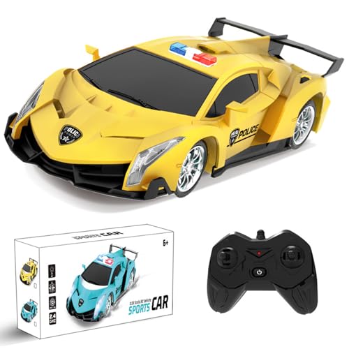 Qsvbeeqj LED Driftleuchten Stunt Fernbedienung Auto Hochgeschwindigkeit Drift All Terrain ABS Design Außen Freien Fernbedienung Rennwagen von Qsvbeeqj