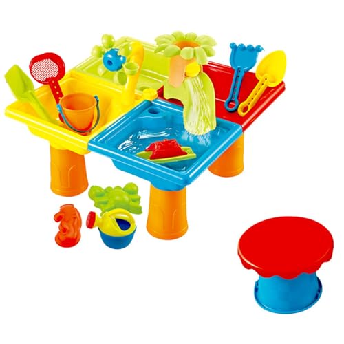 Qsvbeeqj Lebendiger Strandspielzeugsandspiel Set Für Kinder Farbenfrohe Und Tragbare Strand Und Hinterhofgeräte Spaß Spielen Kinder Beach Spielzeugset Mit Schaufeleimer von Qsvbeeqj
