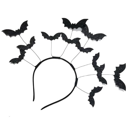 Qsvbeeqj Leichte Fledermaus-Kopfbedeckung, Bühnenauftritte, Haarteil, zarte handgefertigte Dekoration, Verkleidung, Karneval, Kopfschmuck Qsvbeeqj Leichte Fledermaus-Kopfbedeckung, Bühnenauftritte, Haarteil, zarte handgefertigte Dekoration, Verkleidung, Karneval, Kopfschmuck von Qsvbeeqj