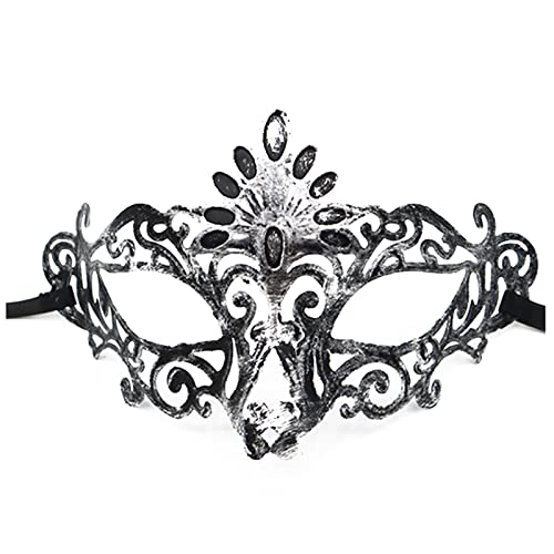 Qsvbeeqj Leichte Party für Männer Frauen Halloween Party Halbes Gesicht für Karneval Cosplay Antike für Männer Frauen Halloween Halbgesicht Maskerade von Qsvbeeqj