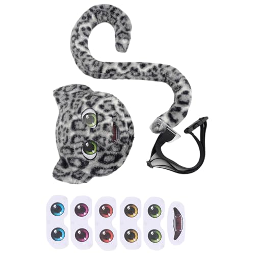 Leoparden Kostümzubehör Leoparden Maske Animal Tail Eye Mund Aufkleber Halloween Cosplay Kostüme Für Kinder Erwachsene Dressing Set Up Set Leoparden Kostümzubehör Leoparden Maske Animal Tail Eye Mund Aufkleber Halloween Cosplay Kostüme Für Kinder Erwachsene Dressing Set Up Set von Qsvbeeqj