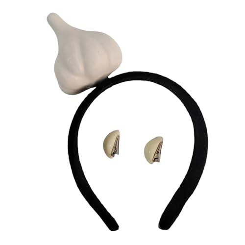 Qsvbeeqj Luxuriöser Party-Kopfschmuck, verstellbar, Halloween-Kopfbedeckung, Plüsch, Unisex, Kopfschmuck für verschiedene Veranstaltungen von Qsvbeeqj