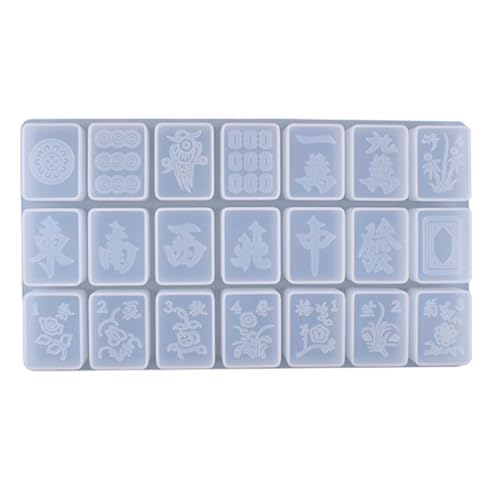 Mahjong Spiel Silikonharzform Für Bürodienste Desktop Dekoration Mahjong Harzhandwerkwerkzeuge Schimmel Mahjong Spiel Silikonharzform Für Bürodienste Desktop Dekoration Mahjong Harzhandwerkwerkzeuge Schimmel von Qsvbeeqj
