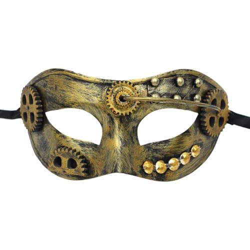Qsvbeeqj Maskerade Maske Mechanische Halbgesichtsmaske Party Maske Sterevunk Mardi Gras Halloween Dress Up Requisiten Für Erwachsene Kinder Qsvbeeqj Maskerade Maske Mechanische Halbgesichtsmaske Party Maske Sterevunk Mardi Gras Halloween Dress Up Requisiten Für Erwachsene Kinder von Qsvbeeqj