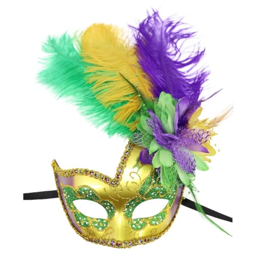 Qsvbeeqj Maskerade für Damen, Halloween-Kostüm, Augenmaske, Halbmaske, Kostüm für Karneval Qsvbeeqj Maskerade für Damen, Halloween-Kostüm, Augenmaske, Halbmaske, Kostüm für Karneval von Qsvbeeqj