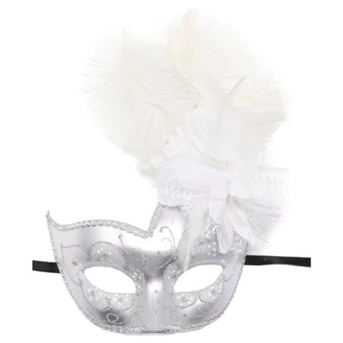 Qsvbeeqj Maskerade für Damen, Halloween-Kostüm, Augenmaske, Halbmaske, Kostüm für Karneval Qsvbeeqj Maskerade für Damen, Halloween-Kostüm, Augenmaske, Halbmaske, Kostüm für Karneval von Qsvbeeqj