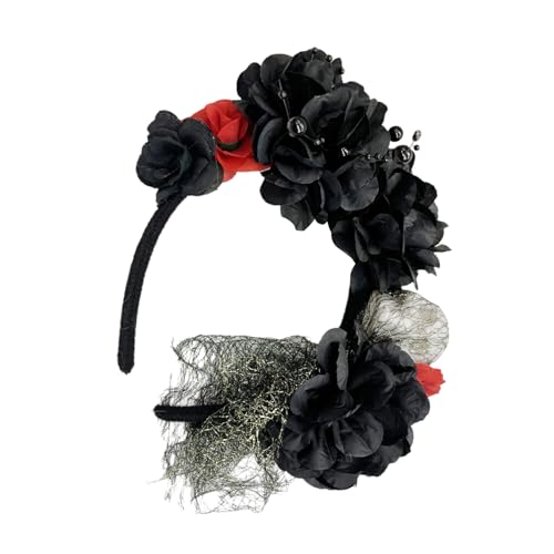 Qsvbeeqj Maskerades Kopfbedeckung, geisterhafte Festival-Stirnbänder, unheimliche Feier, Haarband für Halloween-Festlichkeiten Qsvbeeqj Maskerades Kopfbedeckung, geisterhafte Festival-Stirnbänder, unheimliche Feier, Haarband für Halloween-Festlichkeiten von Qsvbeeqj