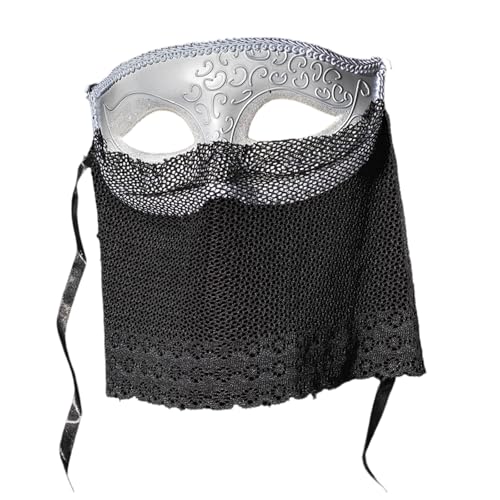 Qsvbeeqj Masquerades Venezianer Party Maske Antique Mardi Gras Mit Einstellbaren Gurten Herren Carnivals Prom Maske Mit Veil Mardi Gras Qsvbeeqj Masquerades Venezianer Party Maske Antique Mardi Gras Mit Einstellbaren Gurten Herren Carnivals Prom Maske Mit Veil Mardi Gras von Qsvbeeqj