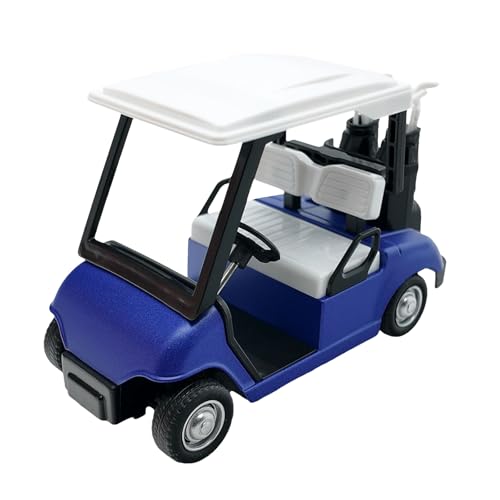 Qsvbeeqj Metall-Golfwagen Miniatur-Skulptur im Maßstab 1:20, Rückziehauto, Desktop-Akzent, Sportfan und Kinderbildung, Legierungs-Golfwagen-Modell von Qsvbeeqj