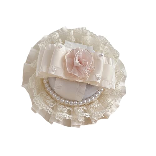 Qsvbeeqj Miniaturhut Haarclip Mit Spitze Und Kunstperlen Lolitas Kopfschmuck Haarzubehör Einzigartiges Haarstück Für Frauen Mädchen Qsvbeeqj Miniaturhut Haarclip Mit Spitze Und Kunstperlen Lolitas Kopfschmuck Haarzubehör Einzigartiges Haarstück Für Frauen Mädchen von Qsvbeeqj