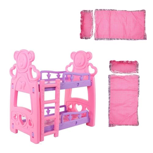 Qsvbeeqj Miniaturpuppenbett Für Kinder Realistisches Design Plastik Schlafpot Schnellbaugruppe Kleinkind Täuscht Spiele Entwicklungsspielzeug So Als Würde Man Spielbett Für Kinder Spielen von Qsvbeeqj