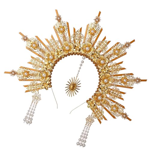 Qsvbeeqj Modische aufwendige Medusas-Kronen mit Engel-Designs, Haarschmuck für Halloween und Mottopartys, Kostüme, Bühnenauftritte, Kopfbedeckung Qsvbeeqj Modische aufwendige Medusas-Kronen mit Engel-Designs, Haarschmuck für Halloween und Mottopartys, Kostüme, Bühnenauftritte, Kopfbedeckung von Qsvbeeqj